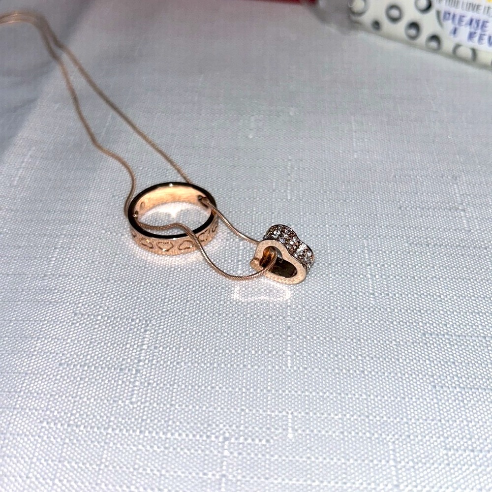 Swarovski | Heart in Ring | Rose Gold-plated | New With Tags